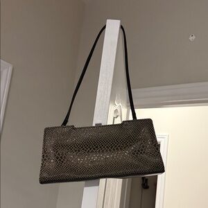 Vintage Elegant Brown Snakeskin Women's Bag